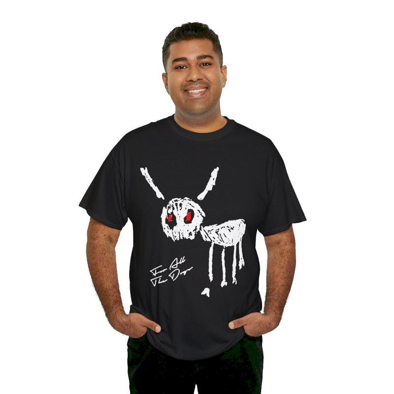 "For All The Dogs" Drake -" Heavy Blend™ Graphic T-Shirt Casual Classic Cotton Menswear Retro Top Vintage Comfy Day Smooth Tee Underwear Streetwear Tshirt Shortsleeve Crewneck men gifts