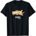 100% Cotton Unisex Eepy Cat, Silly Sleepy Cat Meme T-Shirt